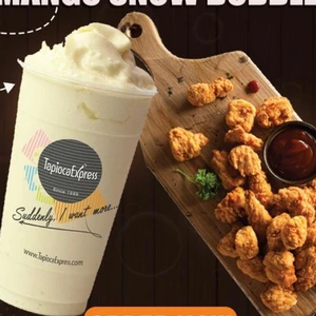 Image-Snowbubble + Popcorn Chicken (%20 off )