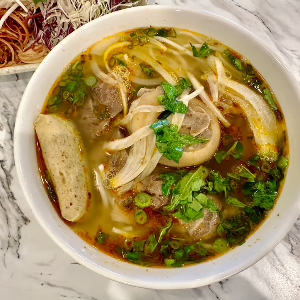 Image-32. Lemongrass Spicy Beef Noodle Soup (Bún Bò Huế)
