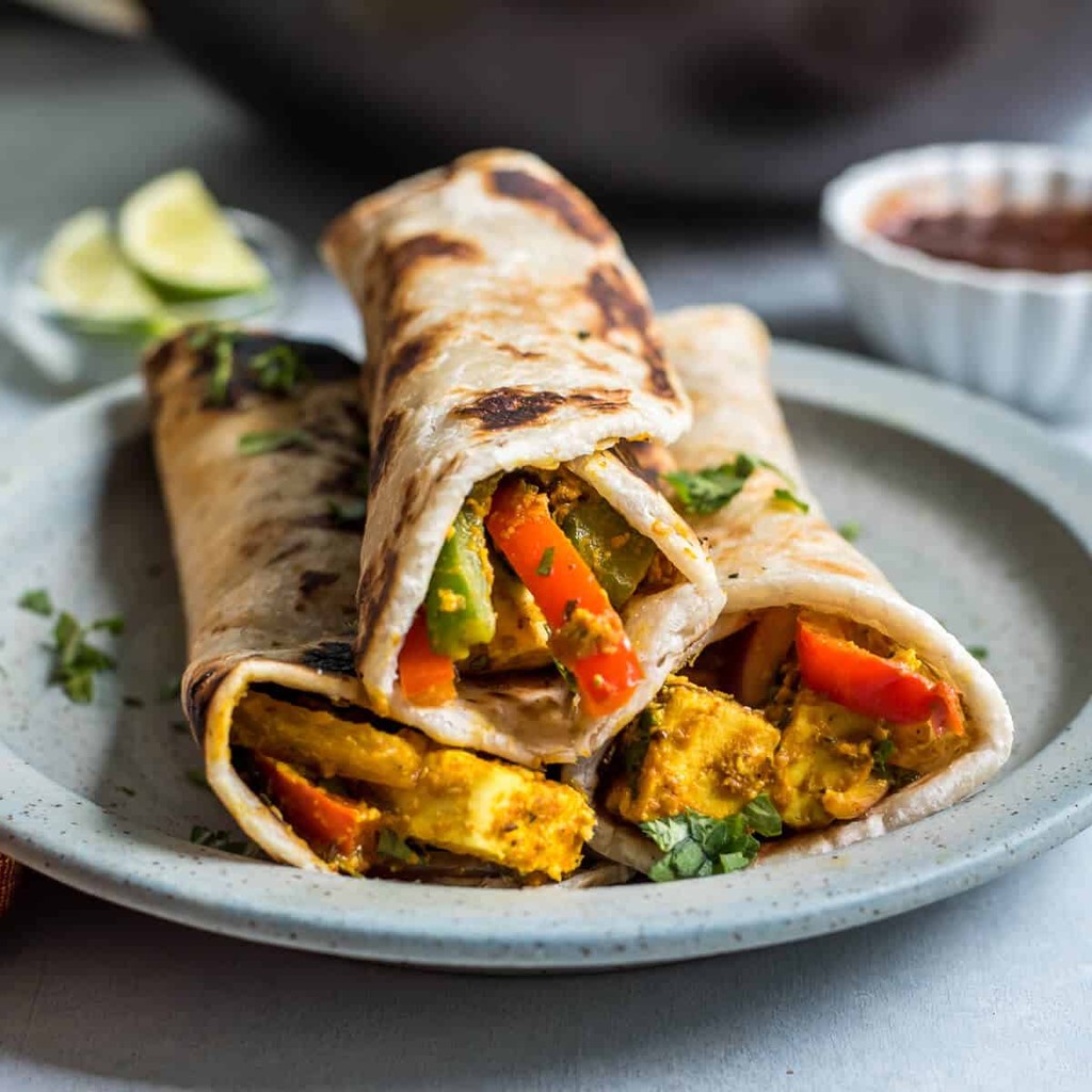 Image-Veg Indian Kathi  Rolls