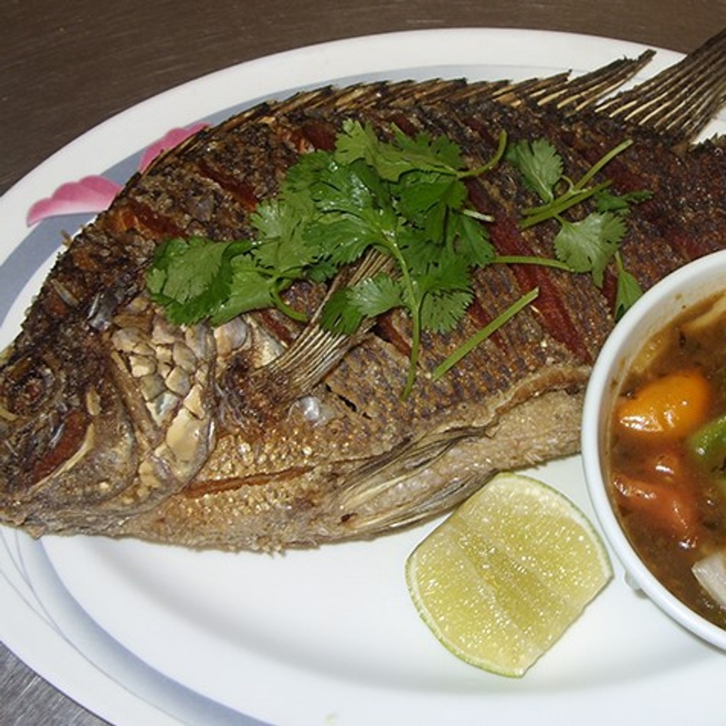 Image-Whole Fried Fish (Tilapia)