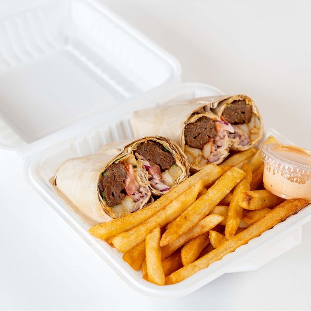 Image-Beef Kabob Wrap Combo