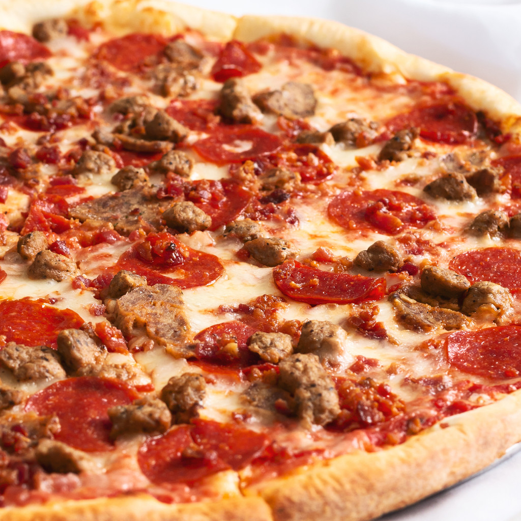 Image-Buy One Xlarge Meat Lovers Pizza Get One Free Xlarge Cheese Pizza Promotion
