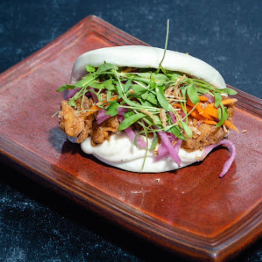 Image-Truffle Fried Chicken Bao