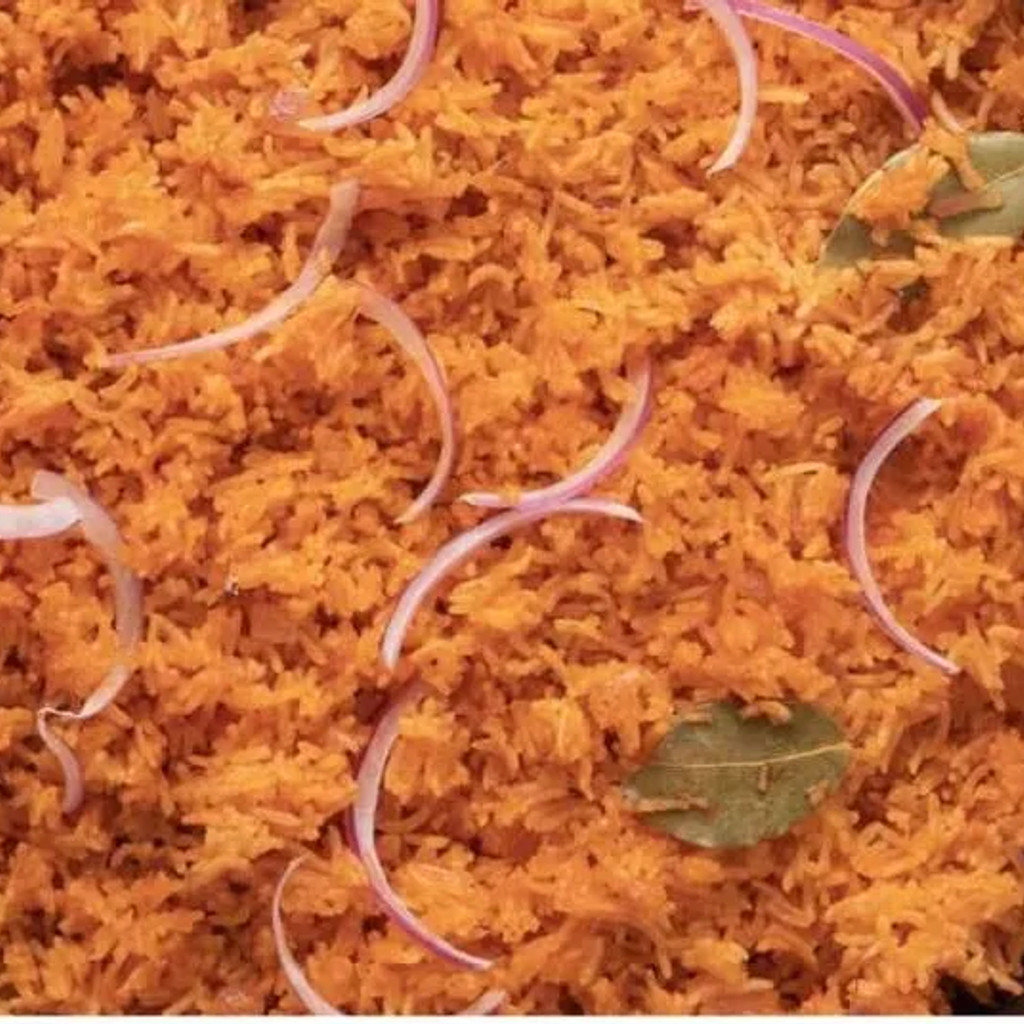 Image-Jollof Rice, Plantain, and Fish Only