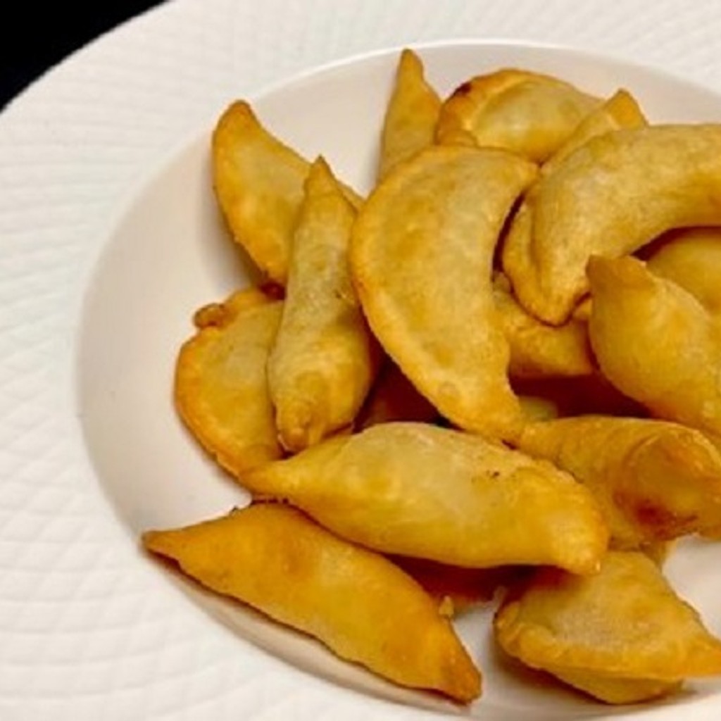 Image-Crispy Fried Vareniki with Mashed Potatoes
