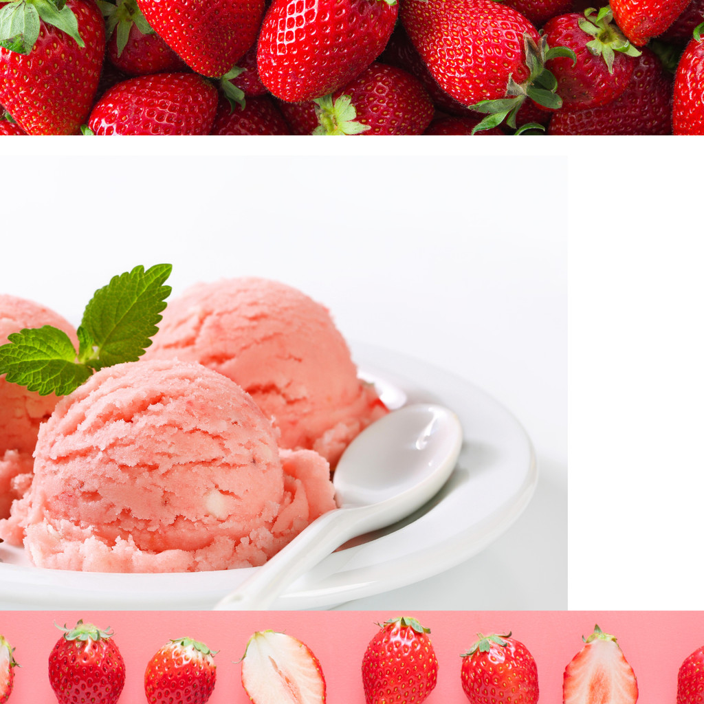 Image-STRAWBERRY SORBET