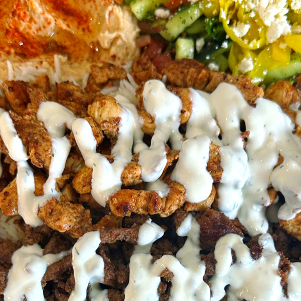 Image-17chicken & beef shawarma combo