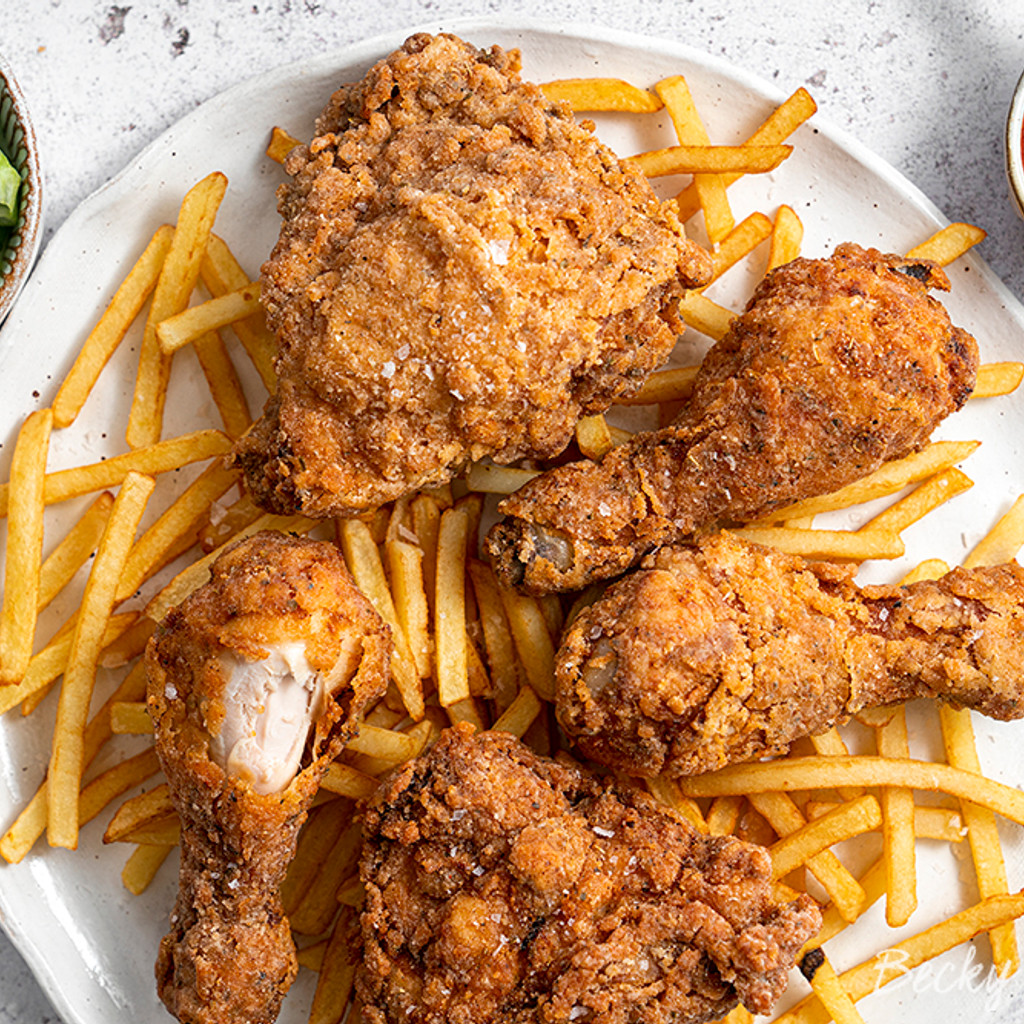 Image-Fried Chicken w/Fries combo