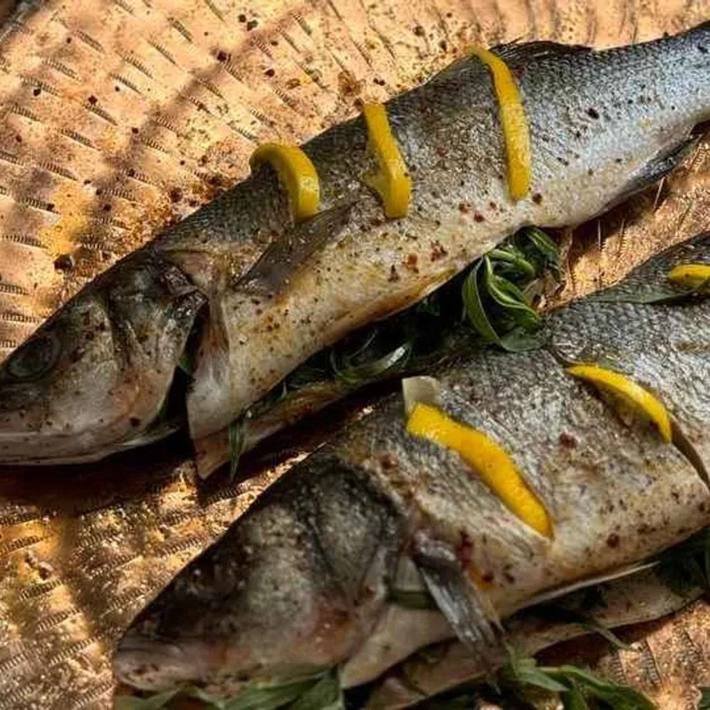 Image-BBQ Branzino Fish 1 - 1.5 pound
