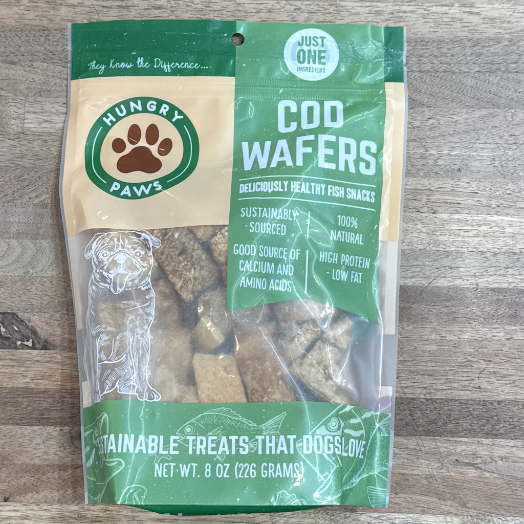 Image-Hungry paws cod wafers 8 oz