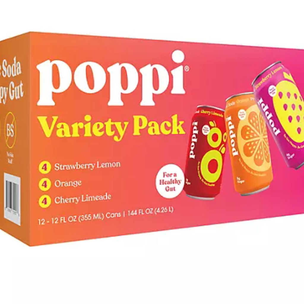 Image-Poppi Variety Pack (12) Cans