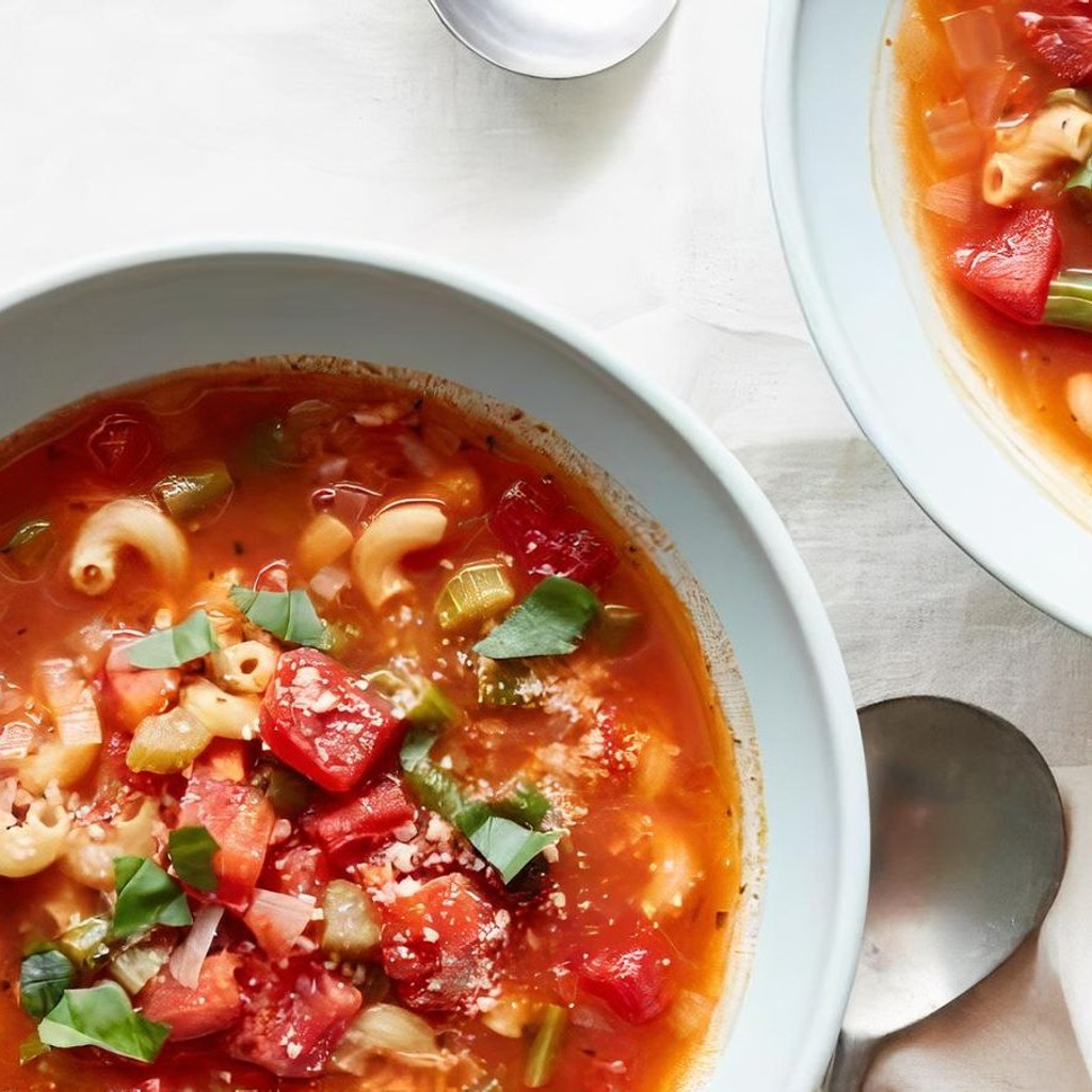 Image-Minestrone Soup 16 Oz