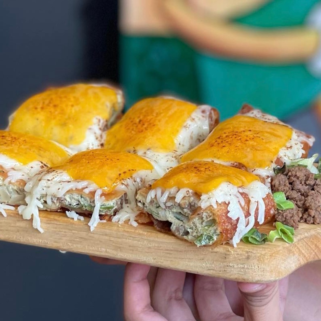 Image-Beef Martabak Mini: Mozzarella + Cheddar Cheese