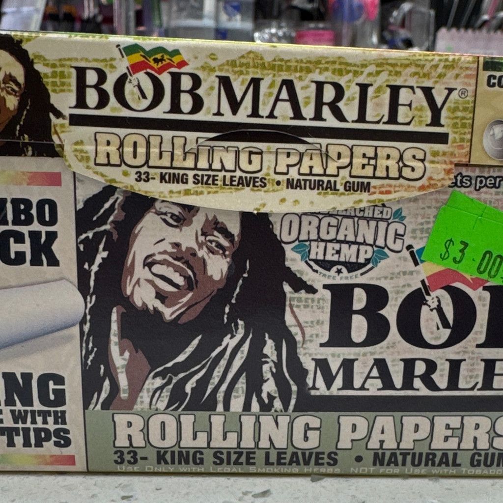 Image-BOB MARLEY ( combo pack) organic hemp King size