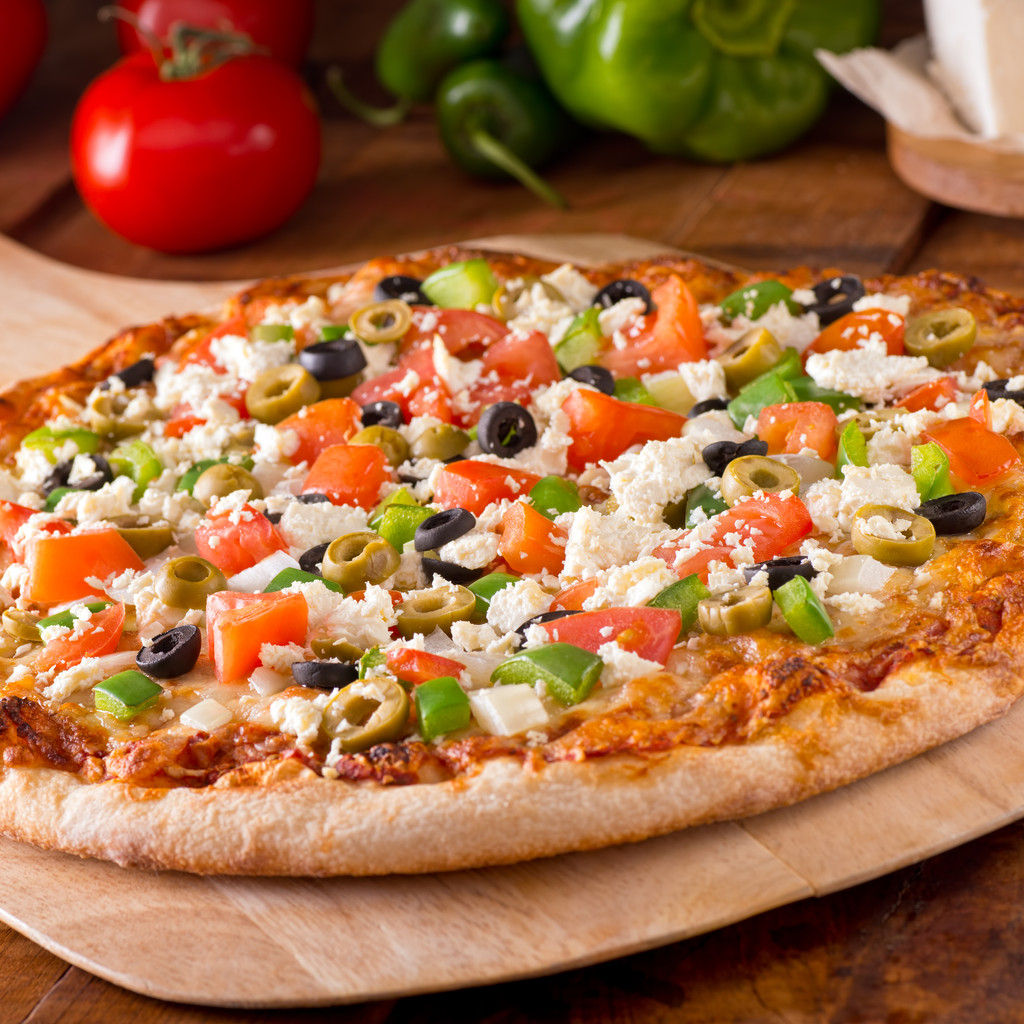 Image-Mediterranean Veggie Pizza