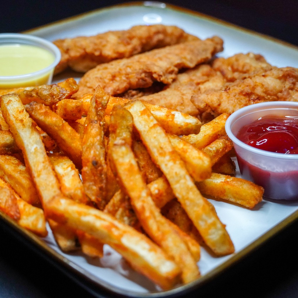 Image-Chicken Tender with Fries