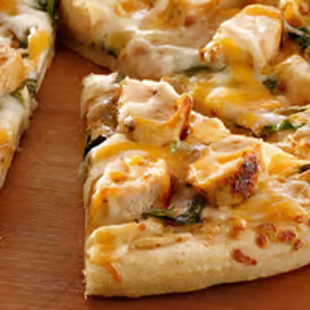 Image-Garlic Chicken Pizza