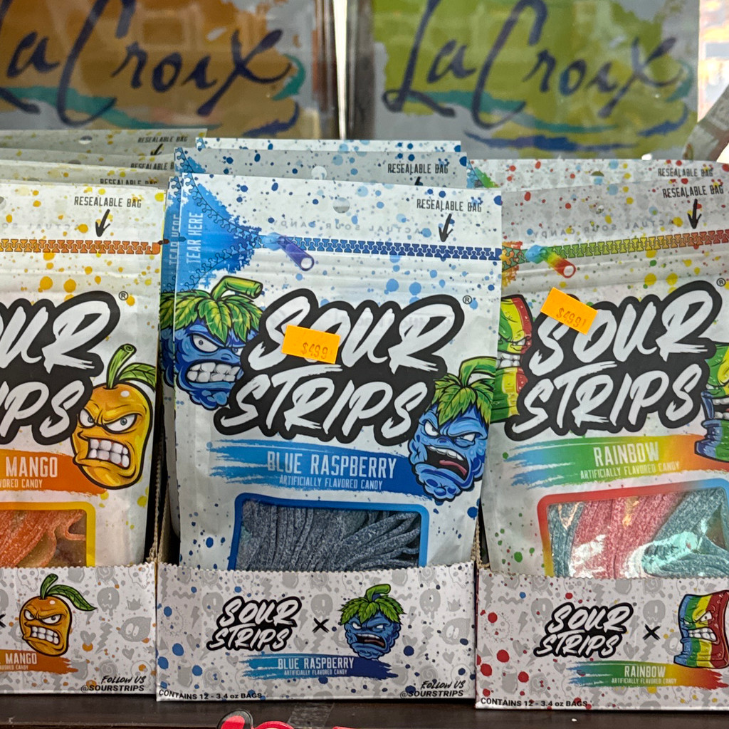 Image-Sour strips gummy candy 3.4