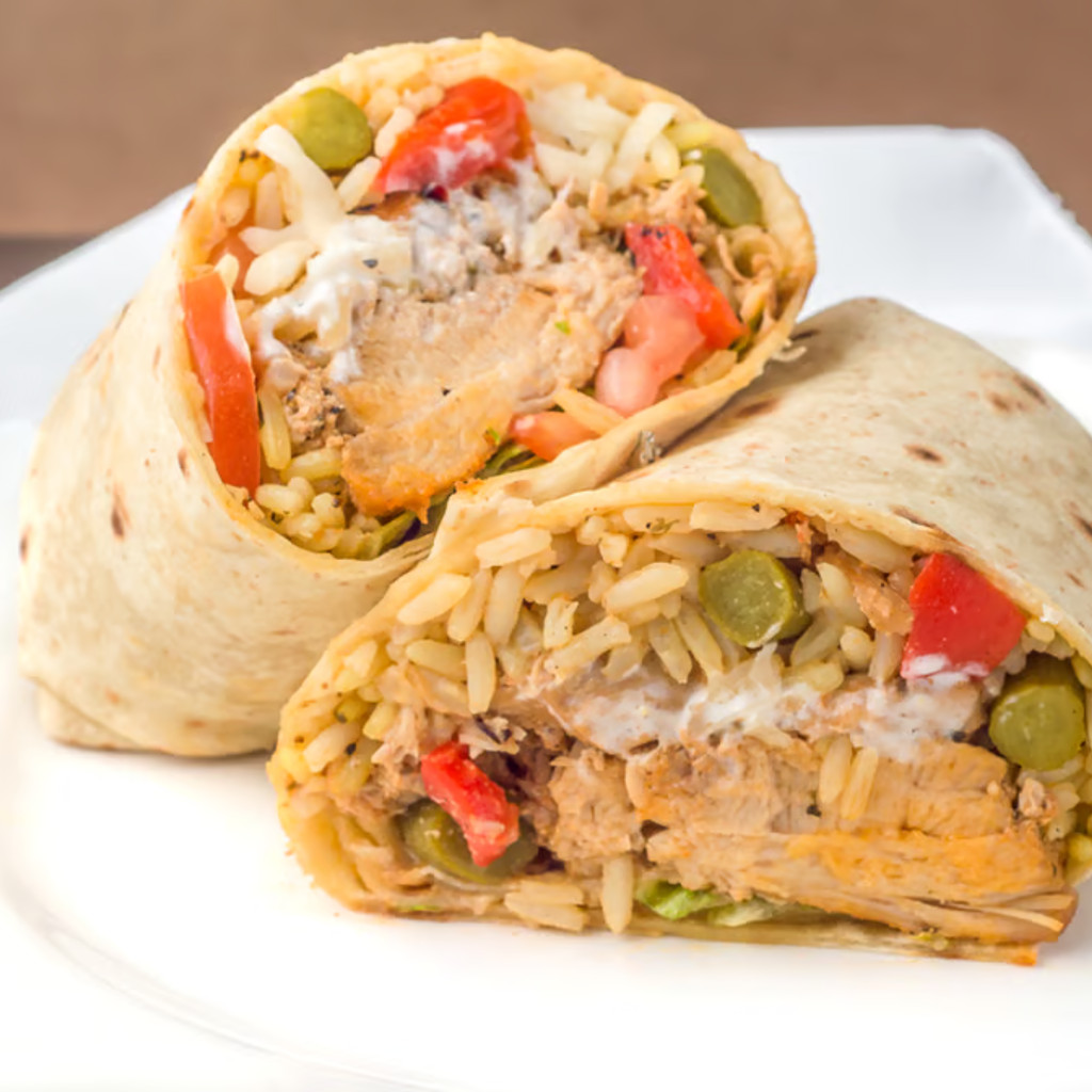 Image-Mediterranean Chicken Wrap