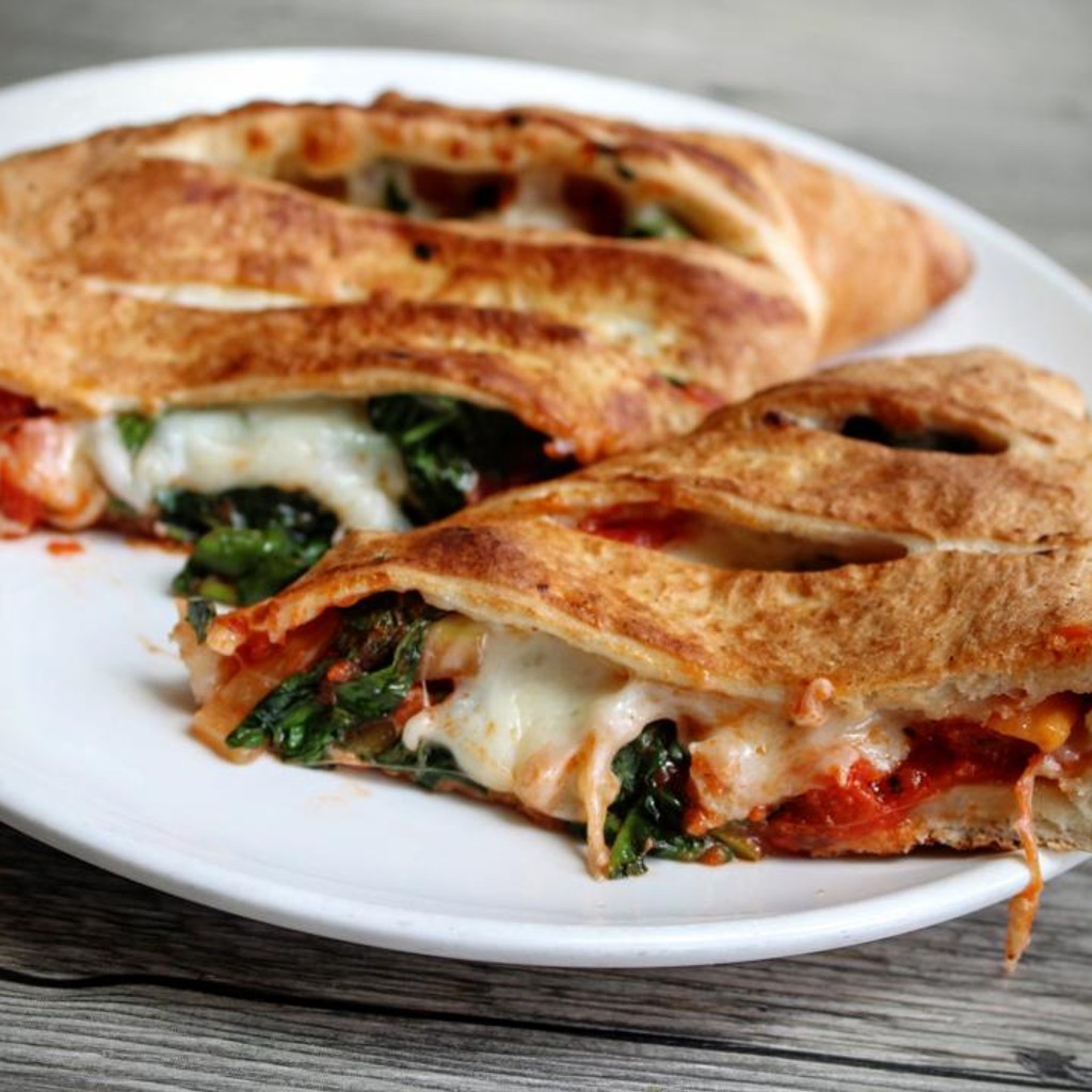 Image-GARLIC GARLIC SPINACH CALZONE