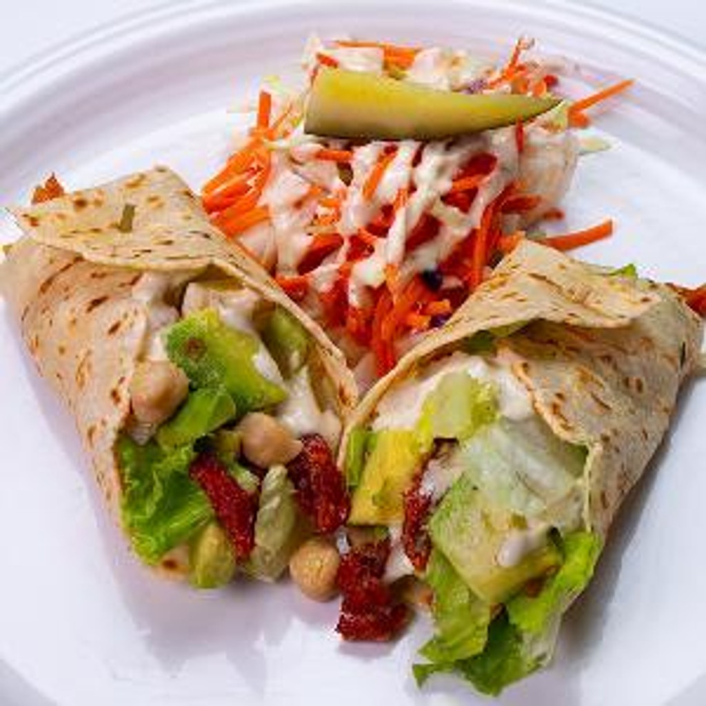 Image-8) Chickpea Caesar Wrap