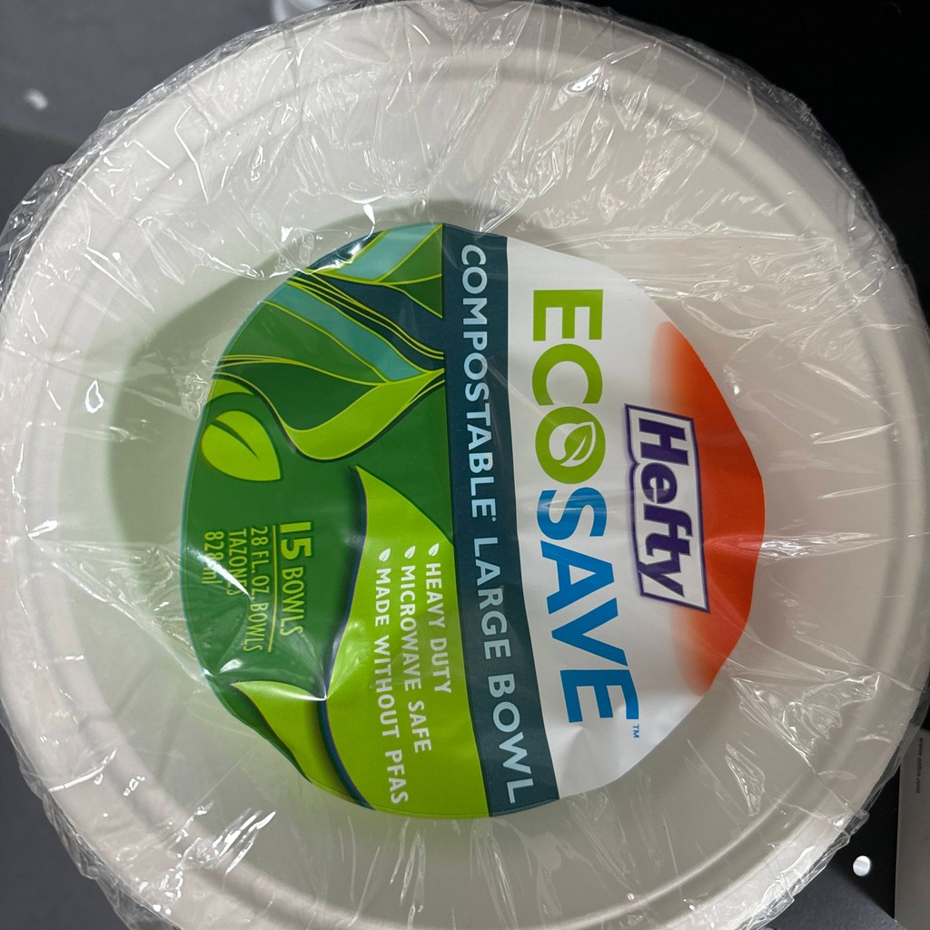 Image-ECO SAVE compostable large bowl