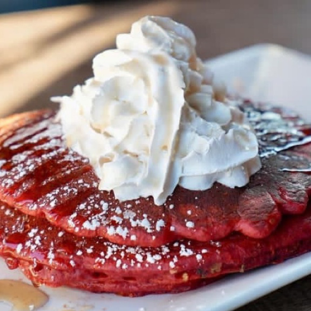 Image-Red Velvet Pancakes or Waffle