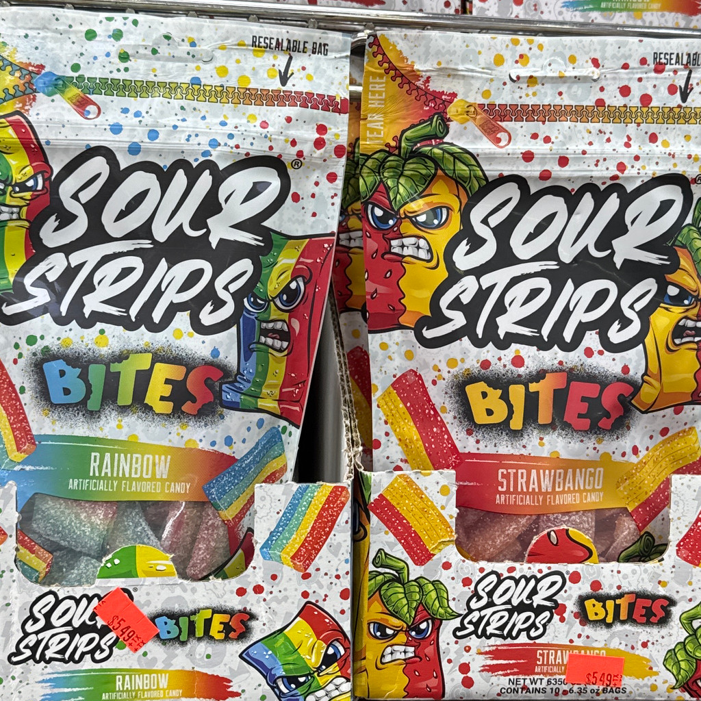 Image-Sour strips bites