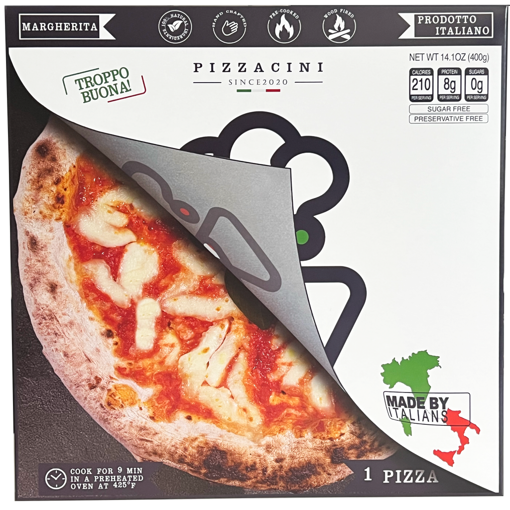Image-Frozen 12” Neapolitan pizza Margherita