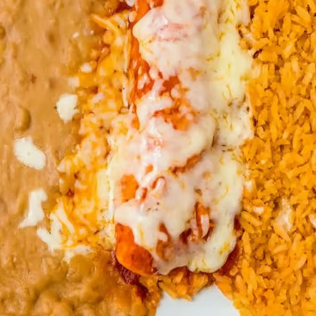 Image-1 Enchilada with Rice & Beans