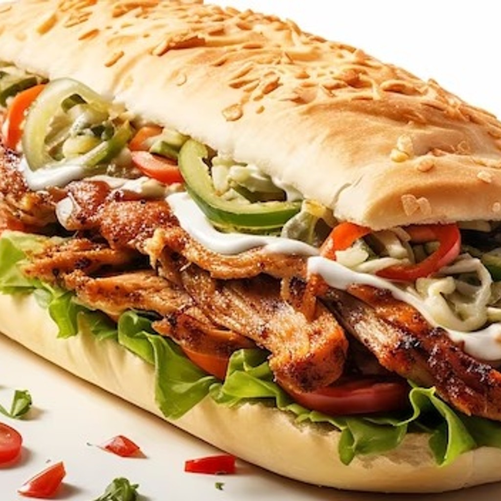 Image-Shish Tawook Sandwich