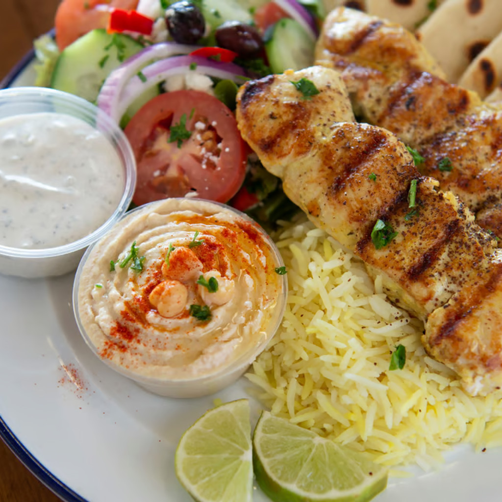 Image-Chicken Kebab Plate