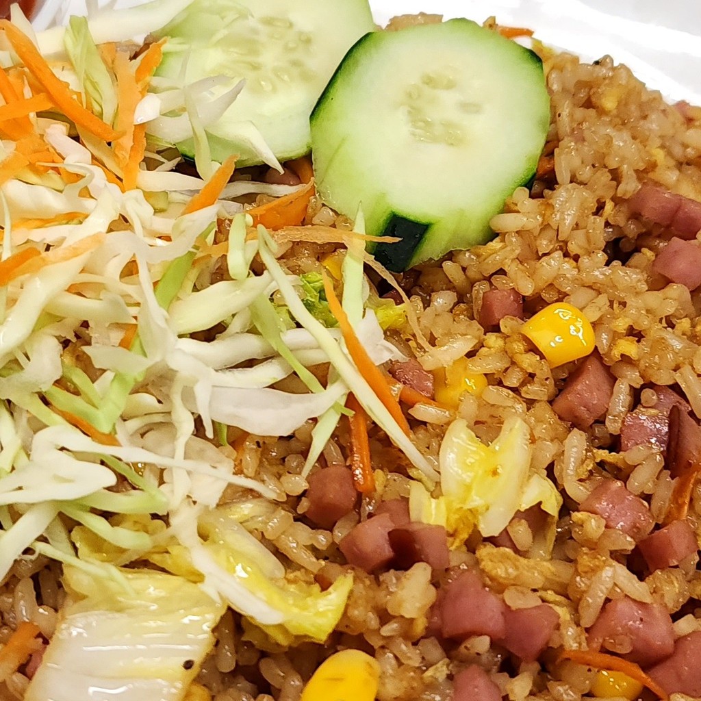 Image-Caribbean Style Pork Fried Rice