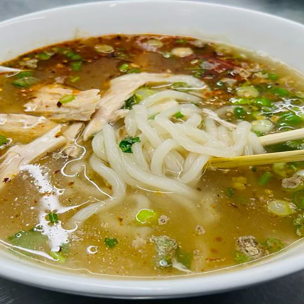 Image-NS1. Thai Dish Noodle Soup (Khao Piek Sen)