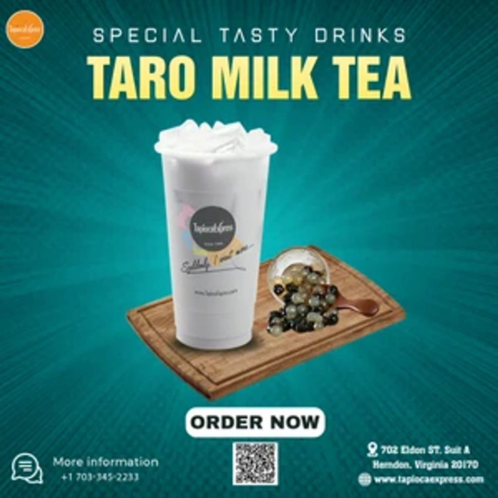 Image-Taro Milk Tea (% 20 off)