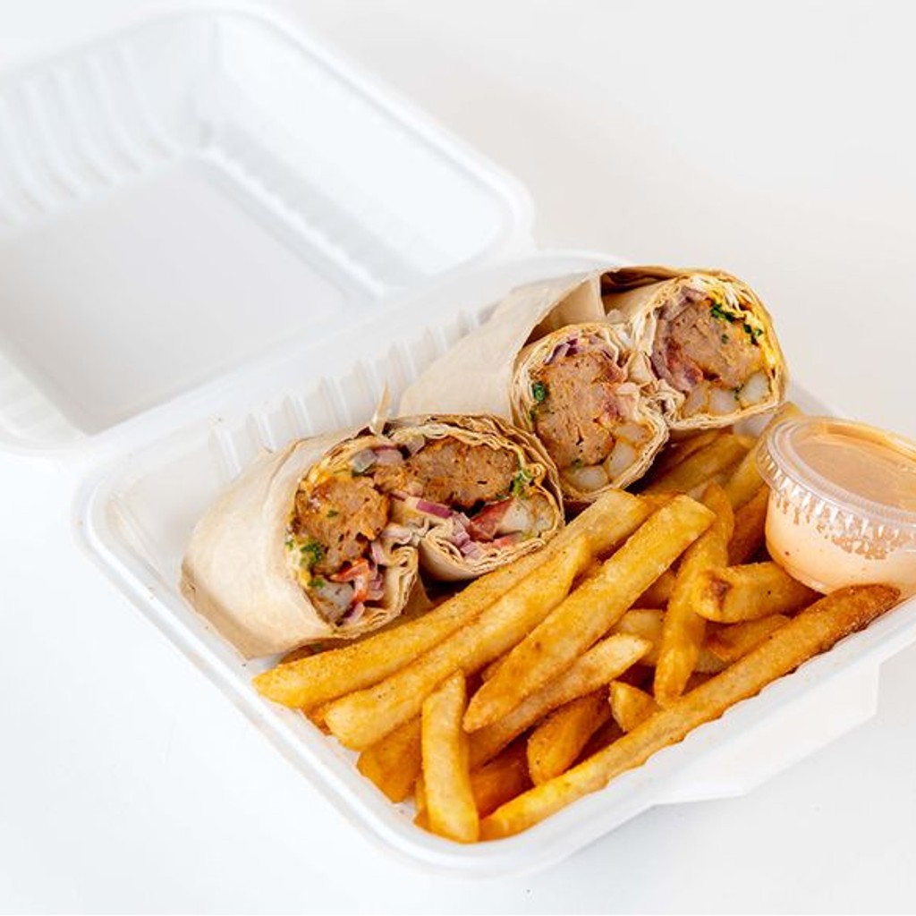 Image-Chicken Kabob Wrap Combo