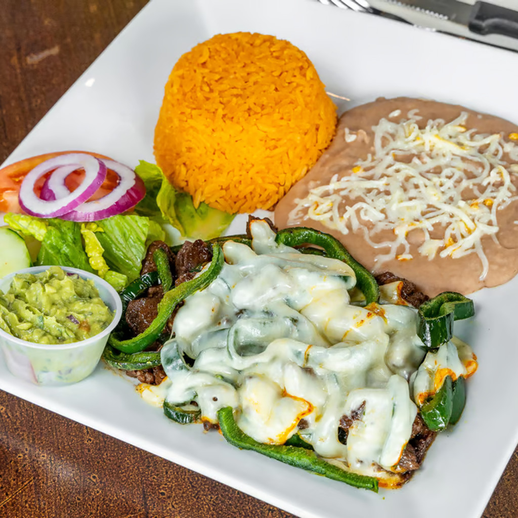 Image-Bistec Con Rajas Y Queso