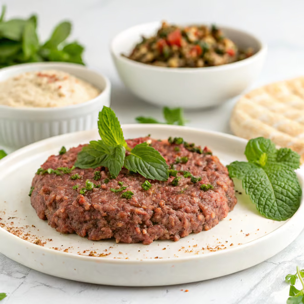 Image-Kibbe Nayeh Lebanese National Dish