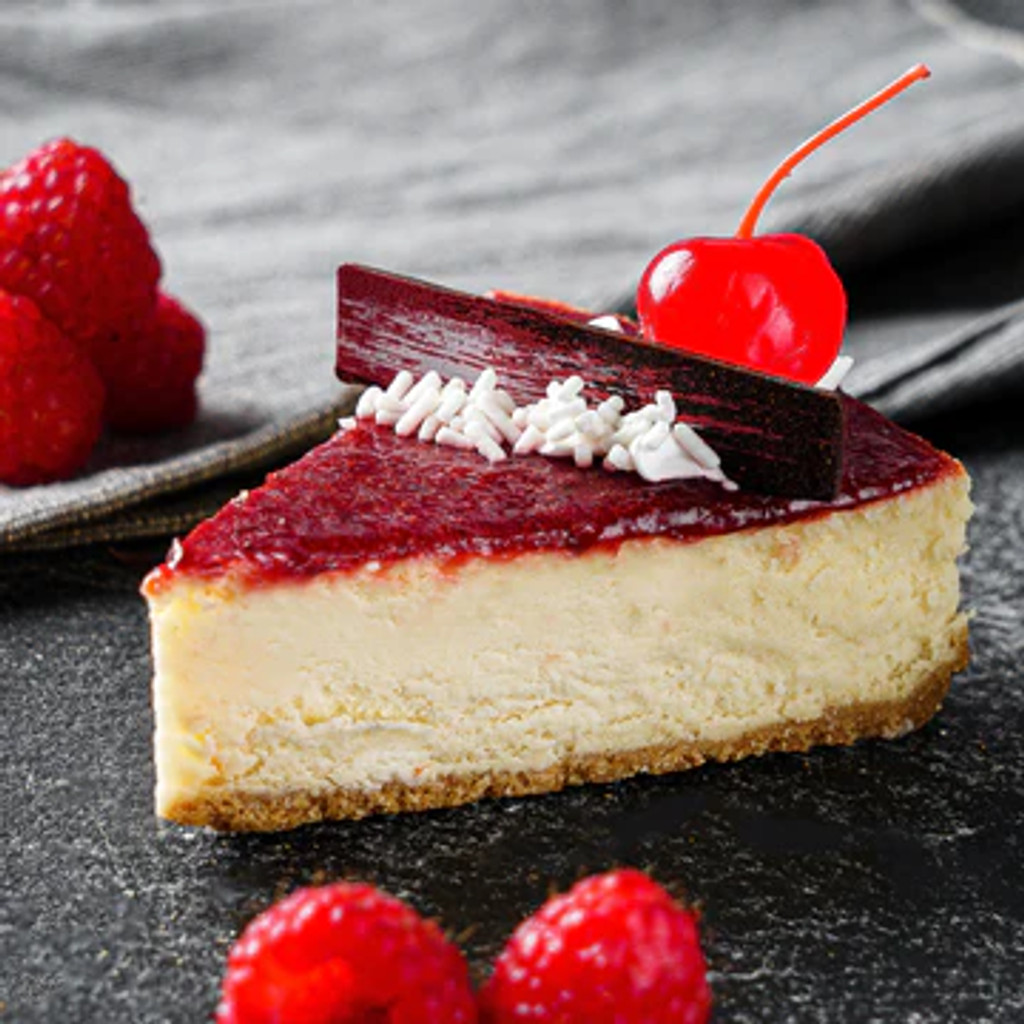 Image-Cherry Cheesecake Slice