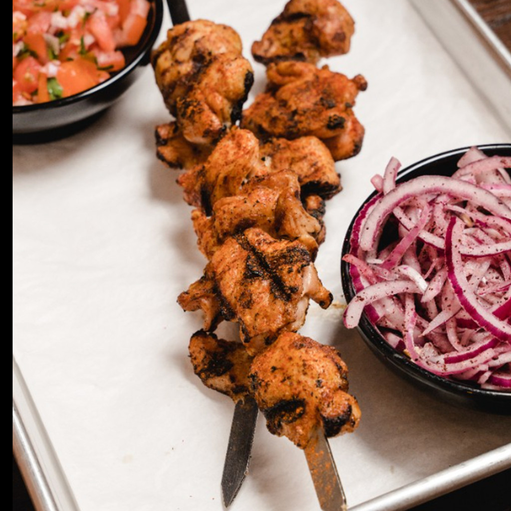 Image-Chicken Skewers Pita