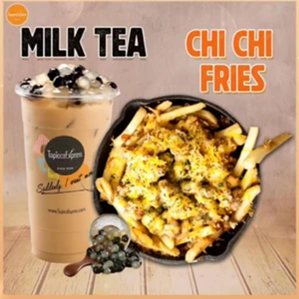 Image-Milk tea + Chichi Fries (20% off)