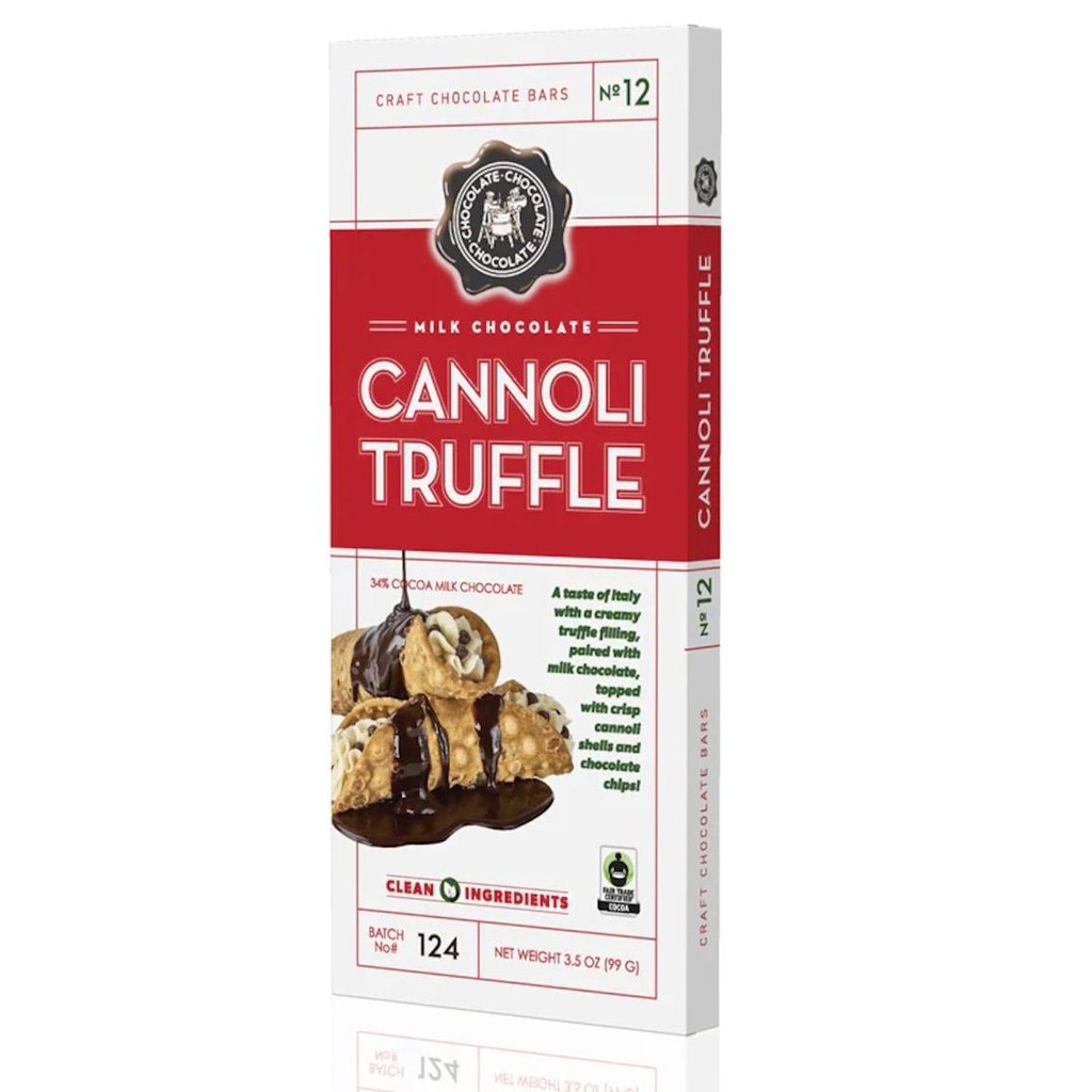 Image-Milk Chocolate Cannoli Truffle Bar