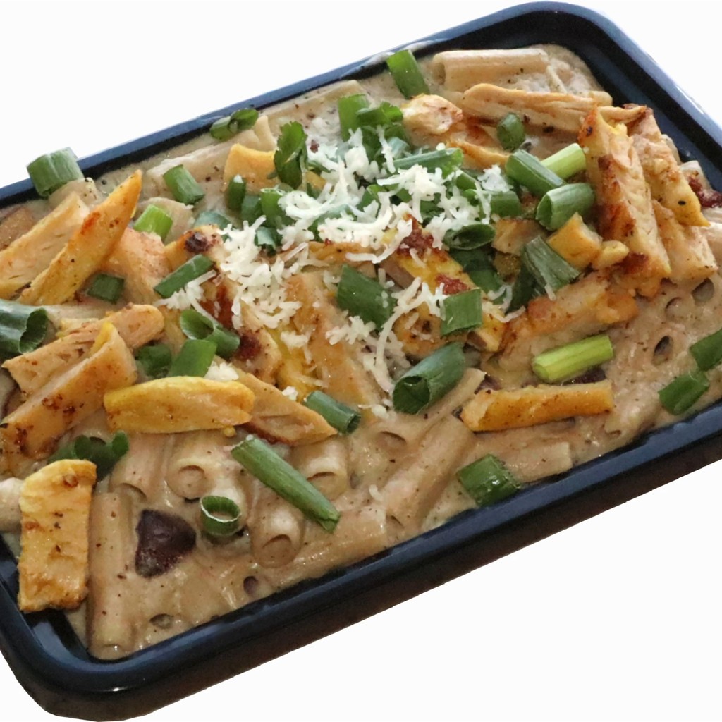 Image-SP6) "Chicken" Pasta Cashew Alfredo