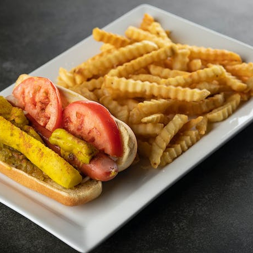 Image-Chicago Style Hot Dog with Fries