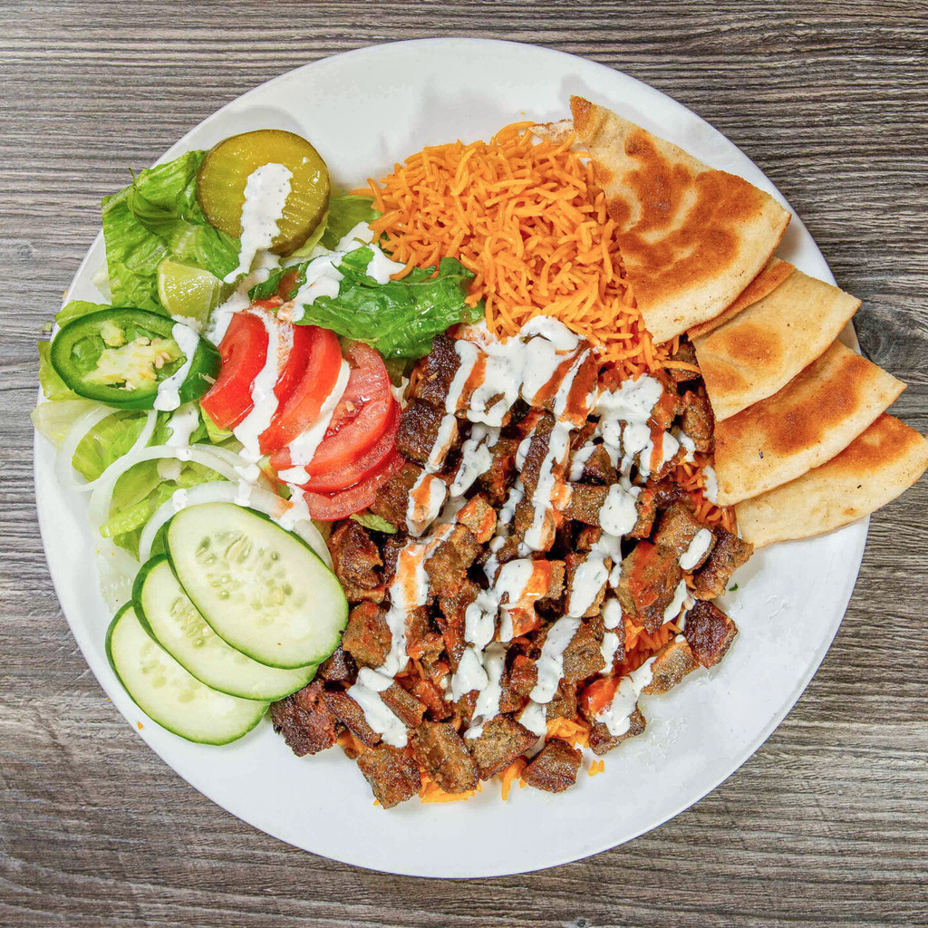 Image-LAMB OVER RICE w/SALAD