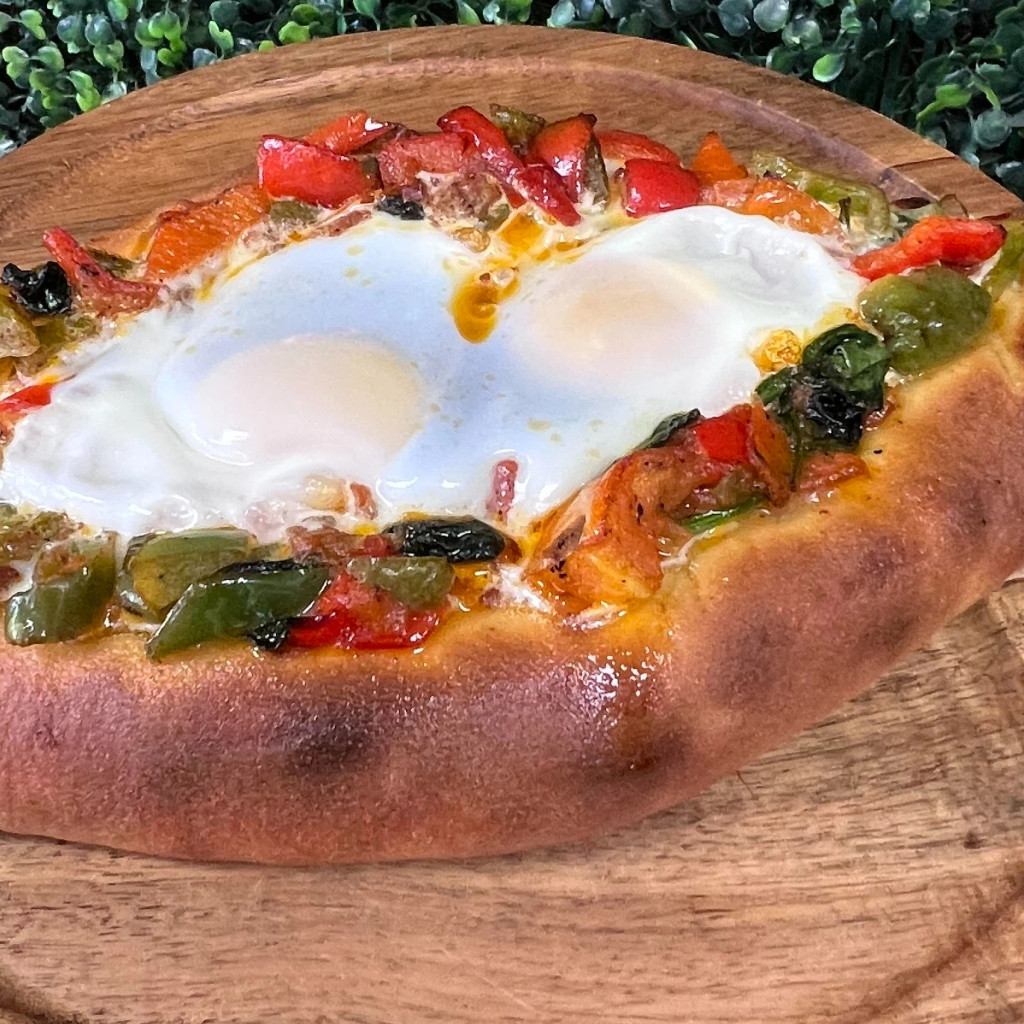 Image-Ajarian Khachapuri Veggie Eggs (2 Pcs)