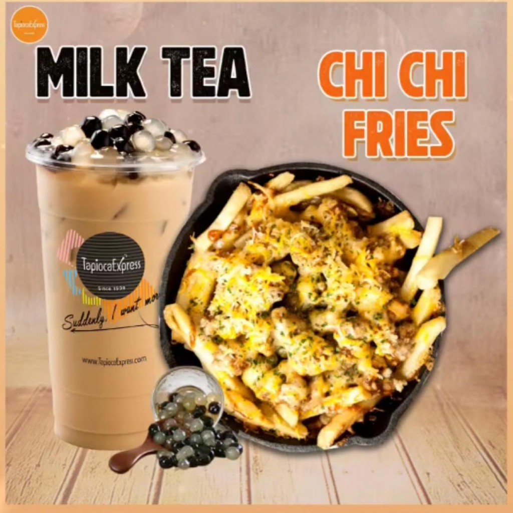 Image-Milk Tea + Chichi Fries