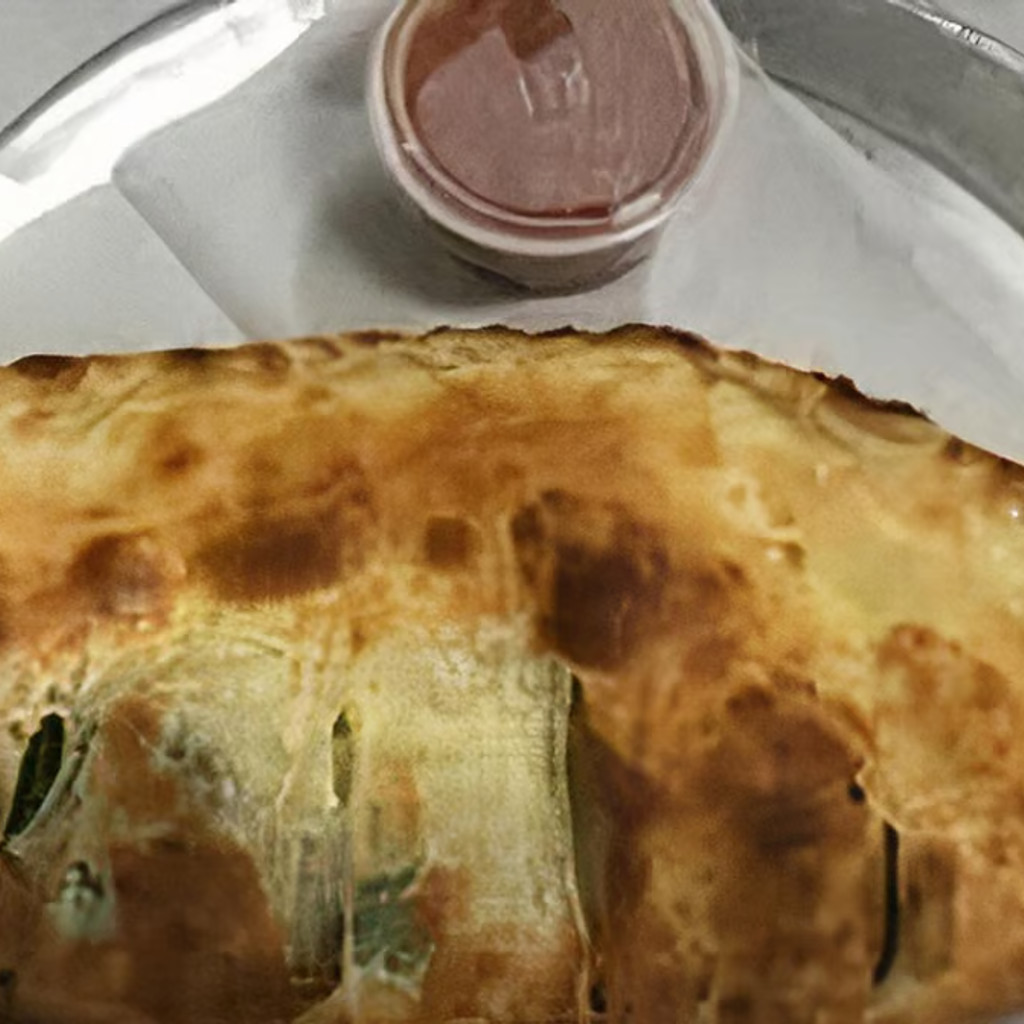 Image-Spinach, Garlic and Cheese Calzone