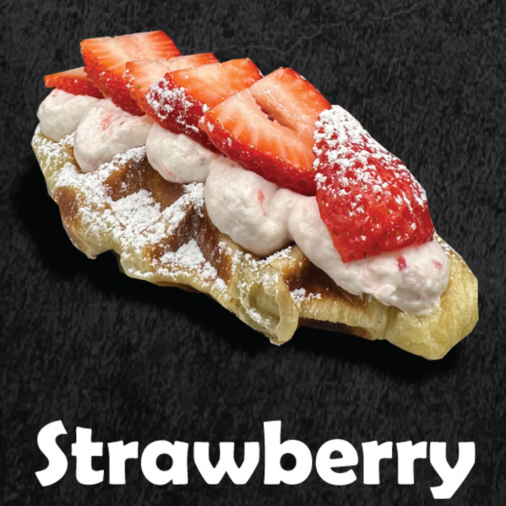 Image-Strawberry Croffle