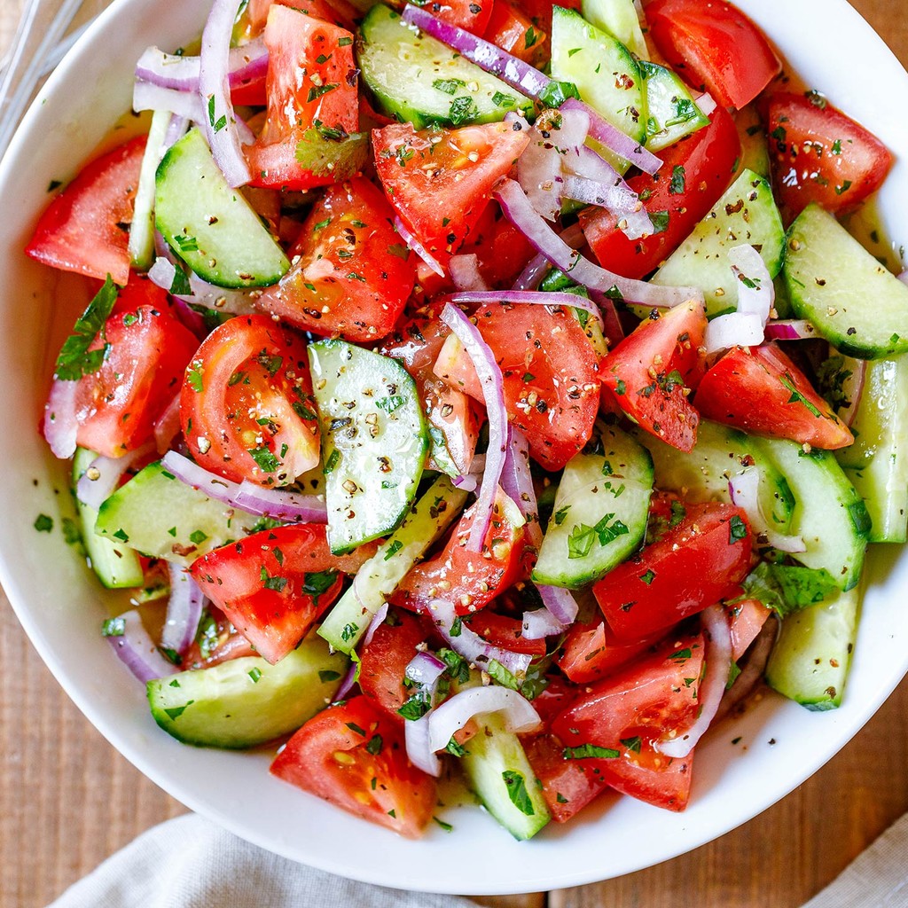 Image-Cucumber and Tomato Salad